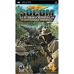 【中古】「非常に良い」(輸入版:北米)SOCOM U.S. Navy Seals Fireteam Bravo - PSP