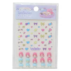 【メール便】リトルツインスターズ ネイルシール ネイルデコセット サンリオ サンタン コスメ雑貨 デコパーツ キャラクター グッズ 