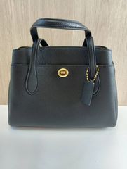 極美品》COACH ミニポーチ ショルダーバッグ4413 黒 シボ革 - メルカリ