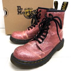 184◎ Dr Martens ドクターマーチン 8ホール ブーツ ピンク キッズUK1