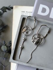 asymmetry hoop silver