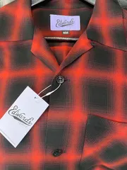 エドワーズクロージング オンブレチェック レーヨンシャツ