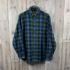 OLD L.L.BEAN エルエルビーン ボタンダウン チェック ネルシャツ M