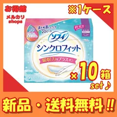 【セット販売/送料無料】ソフィ シンクロフィット 特に多い日の昼用 20ピース×10個セットのサムネイル
