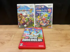 ニュー・スーパーマリオブラザーズ・Wii, マリオパーティ8, 9 Wii ソフト3点まとめて mEE033 ● ★