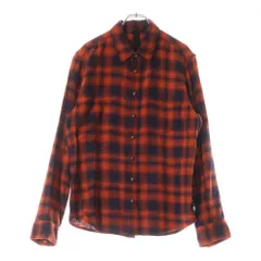 ぬるぽしてガッ様ご購入　CHROME HEARTS シャツ チェック レザー切替 7.jpg