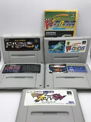 MSG-036  スーパーファミコン ソフトのみ 5本セット まとめ売り 任天堂 中古品 エフワン ミニ四駆 車