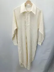 ◇ GLOBAL WORK グローバルワーク 長袖 ロング ワンピース サイズS ホワイト系 レディース E  【1406050077136】