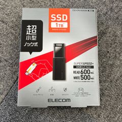 エレコム　超小型ノック式　ＳＳＤ　1ＴＢ　ESD-EPK1000GBK