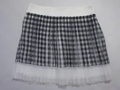 シモネッタミニ simonetta mini マメール アウトレット 子供服 女の子 12歳 約 150cm プリーツ スカート チェック 黒 白 春 夏 ★3 ボトムス ガールズ 女児 キッズ ジュニア 【中古】 ユーズド リサイクルのサムネイル