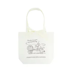 藤子F不二雄 手提げかばん トートバッグ コミック アイボリー サンスター文具 マチ付き A4サイズ対応 キャラクター グッズ 