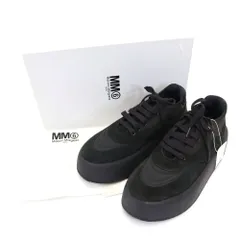 エムエムシックス メゾンマルジェラ 未使用 イタリア製 プラットフォーム スニーカー 40 ブラック MM6 Maison Margiela レディース