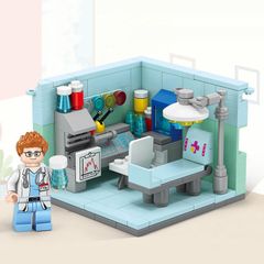 8969-5 醫師 醫生 手術室 套裝 積木 兼容 套裝 兼容品 城市 益智玩具 禮物 迷你人偶 免運 全新 未使用品 便宜 郵寄