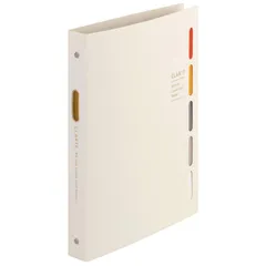 【迅速発送】マルマン ルーズリーフ バインダー B5 クラルテ 26穴 アイボリー F311-14