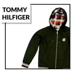 TOMMY HILFIGER フード付コットンブルゾン ブラック サイズ S