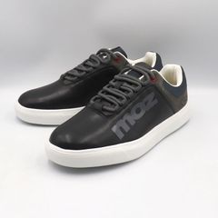 moz MZ4280 モズローカットスニーカー メンズ  ブラック 25.0cm 新品