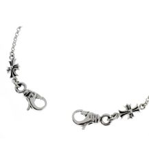 クロムハーツ CHROME HEARTS 【 MASK ROLL-CHAIN 2 CLIP 】 マスク ロール チェーン 2 クリップ シルバー ネックレス　n8257