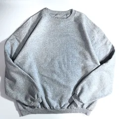 00s Champion チャンピオン XL  霜降りグレー 杢グレー GRAY 灰色 完全無地 目無し 目なし クルーネック スウェット トレーナー トップス プレーン ソリッド ノームコア p25033141