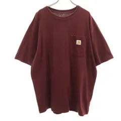 Carhartt カーハート 半袖 Tシャツ L パープル系 ポケT メンズ 古着