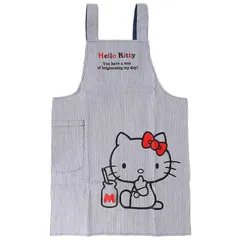 ハローキティ H型エプロン シンプル レディース 女子 可愛い おしゃれ 新生活 サンリオ sanrio キャラクター