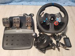 logicool G29 + DRIVING FORCE SHIFTER 【修理品】 ハンコン