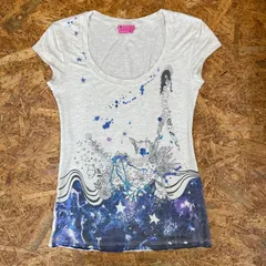 BCBG カットソー XS レディース Tシャツ 半袖 Ladies BCBGIRLS メキシコ製 ユーズド USED 古着 MADE IN MEXICOのサムネイル