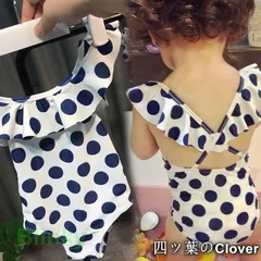 【美品・未使用新品】水玉柄 ベビー水着 2点セット 女の子 フリル ラッシュガード スイムウェア 子供 キッズ キャップ付き 赤ちゃん ビキニ 可愛い 幼稚園 保育園 90/100/110/120