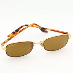 良品 レイバン W2897 B＆L べっ甲柄×ゴールド ブラウン メンズ/レディース サングラス STU