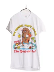 【お得なクーポン配布中!】 デッドストック 80s USA製 バドワイザー パロディ プリント Tシャツ メンズ M 小さめ S / 80年代 ヴィンテージ キャラクター 当時物 企業物