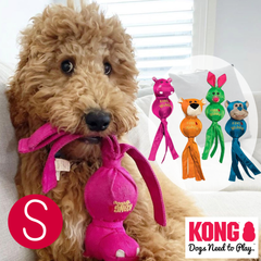 [Ssize] 犬用 ボール コングウァバ ウバ アニマル/動物 丈夫 ナイロン 噛むおもちゃ 人気 小型犬 大型犬 中型犬 柴犬 かわいい 人気 テニスボール KONG WubbaRomp-n-Roll ロンプンロール ジョリーボール ロープ おもちゃ