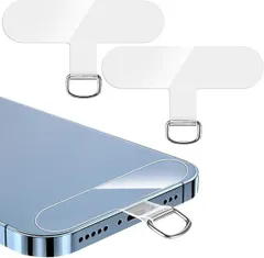 【在庫処分】[ZXZone] ストラップホルダー スマホ ストラップホール 透明パッチ ネックストラップ 落下防止 首掛け 斜めがけ 肩掛け 首かけ ショルダー ネックストラップ 肩かけ 携帯ストラップ iphone android スマホアクセサリ薄