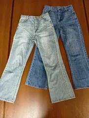 ストレートデニムパンツ