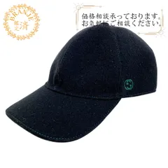 極美品 GUCCIシェリーラインベースボールキャップ インターロッキング刺繍 S 極美品 GUCCIシェリーラインベースボールキャップ インター