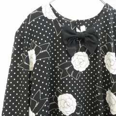 インゲボルグ INGEBORG シャツ ブラウス 長袖 花柄 ドット 総柄 885192i