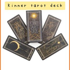 【タロットカード】Kinner tarot deck　ブラックとイエローベース　キナータロットデッキ