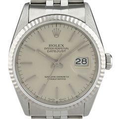 ロレックス ROLEX デイトジャスト 16234 腕時計 SS WG 自動巻き シルバー メンズ 【中古】