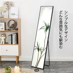 日本風の割れないシャワーミラーとスタンド - 軽量で、バスルームでのメイクアップやパーソナルケアに使用可能、ヨガ＆フィットネス用