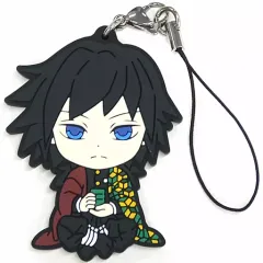 【中古】雑貨 冨岡義勇 ラバーストラップ ～ほっと一息ver.2～ きゅんキャラいらすとれーしょんず 「一番くじ 鬼滅の刃 ～鬼殺の志 弐～」 I賞