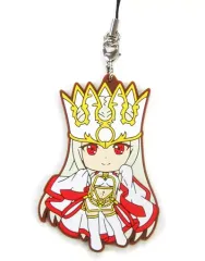 【中古】ストラップ(キャラクター) キャスター/アイリスフィール[天の衣] サーヴァント ガールズver. ラバーストラップ きゅんキャラいらすとれーしょんず 「一番くじ Fate/Grand Order 剣轟一閃‐宮本武蔵、ここに推参!」 F賞