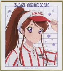 【中古】紙製品 紫吹蘭 「アイカツ! 10th STORY ～未来へのSTARWAY～×ROUND1 描き下ろし ROUND1ver. トレーディングミニ色紙」