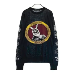 美品 GIANNI VERSACE 総柄 モックネック 長袖 ニット セーター 楽天市場】ヴェルサーチ ニット メンズ メデューサ アパレル