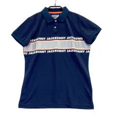 サイズ：1 JACK BUNNY ジャックバニー  半袖ポロシャツ  ネイビー系 [240101432816] ゴルフウェア レディース ストスト