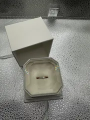 4℃ プラチナダイヤリング　0.177ct