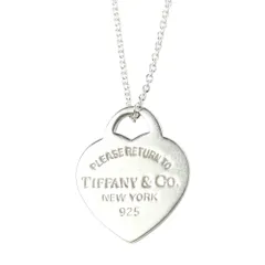 美品 TIFFANY&Co ティファニー リターントゥティファニー ハートタグ ペンダント ネックレス SV925 シルバー レディース 古着 中古 USED
