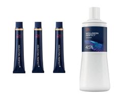 コレストン　パーフェクトプラス１剤　80【３本】ｇ＆ウエロキソン パーフェクトプラス　オキシ　1000ｍｌ２剤　セット【取引メッセージからご希望のカラーの種類とトーンのご連絡をお願いいたします】