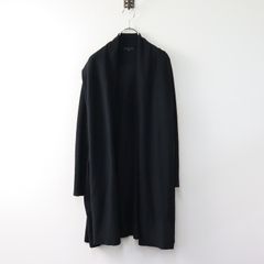 美品 トゥービーシック TO BE CHIC コンパクトコットンロングニットカーディガン 40/ブラック 羽織り トップス【2400014197099】