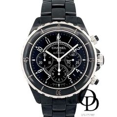 【ODAFUKU】【おだ福】【オダフク】【おだふく】 【中古】シャネル CHANEL J12 41mm H0940 ブラックラッカー Black lacquer メーカー保証書 メンズ 腕時計