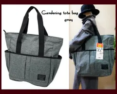 新品タグ付き★男女兼用/定番人気のトートバッグ/大容量A4対応ショルダーバッグ/アウトドアカジュアル/グレー/通勤・通学・旅行