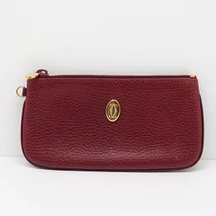 未使用☆カルティエポーチ　マスタード Cartier - カルティエ ポーチの通販 by DS大黒屋's shop