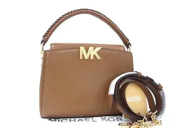 ■新品同様■ MICHAEL KORS マイケルコース レザー 2WAY クロスボディ ハンドバッグ ショルダーバッグ レディース ブラウン系 FD8437